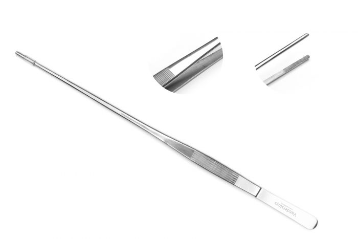 Tissue culture forceps  - Long tip - 25 cm - Vandersluys