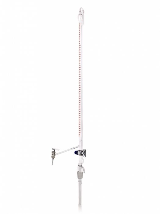 Titration apparatus with stopcock and bypass