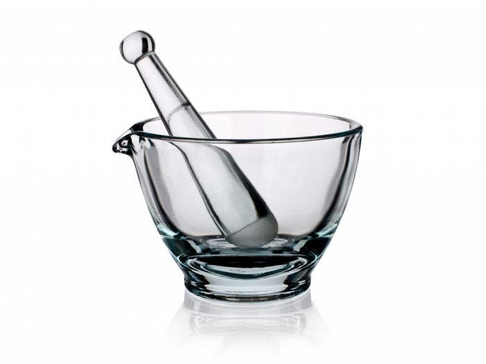 Mortars with porout with pestle