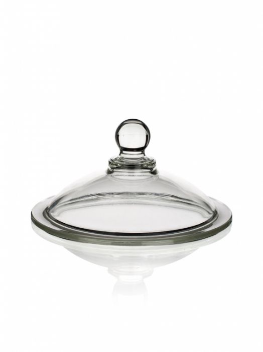 Lids for desiccators with glass knob