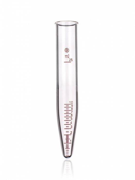 Tubes centrifuge graduated