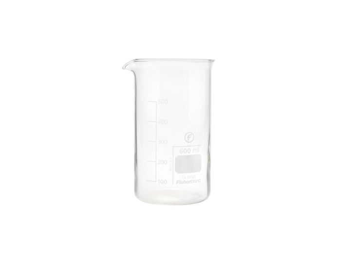 borosilicate 3.3 glass beaker tall 600 ml
