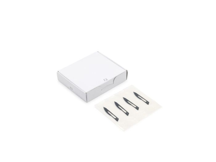 no 23 non-sterile carbon steel scalpel blade single pack