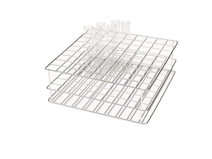 stainless steel wire rack for glass tubes 9x9