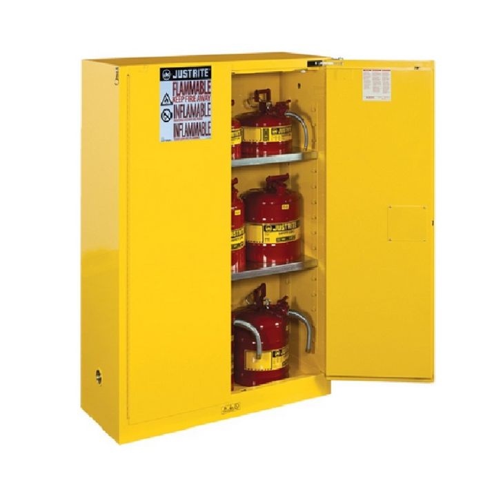 RANGE 2 - Safety storage Cabinet for Flammable products - 228 L - Self-closing doors