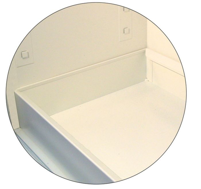 RANGE 3/5 - Base through in polypropylene height 110 mm