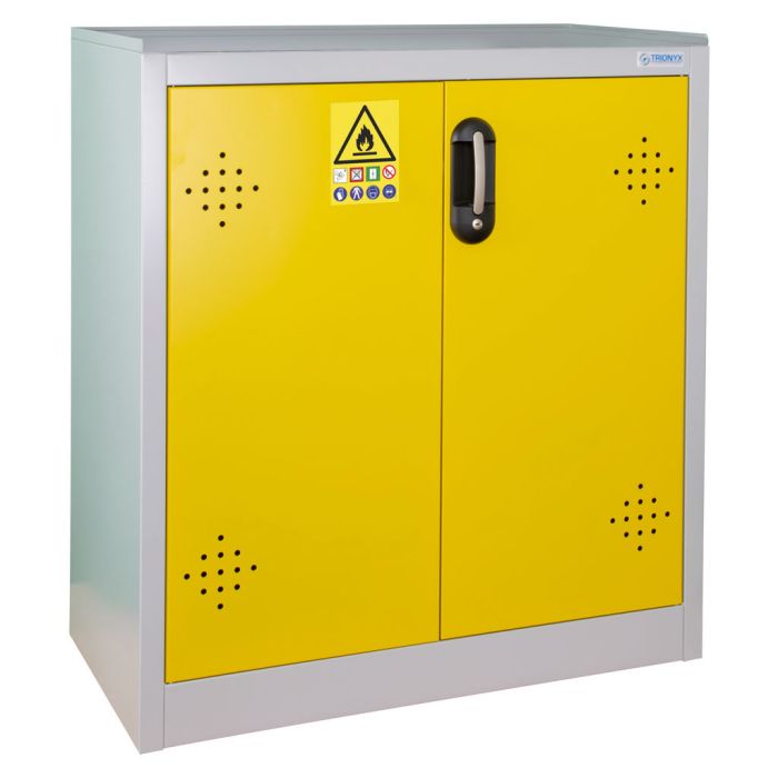 RANGE 14-E - 2 doors bench cabinet - Yellow doors