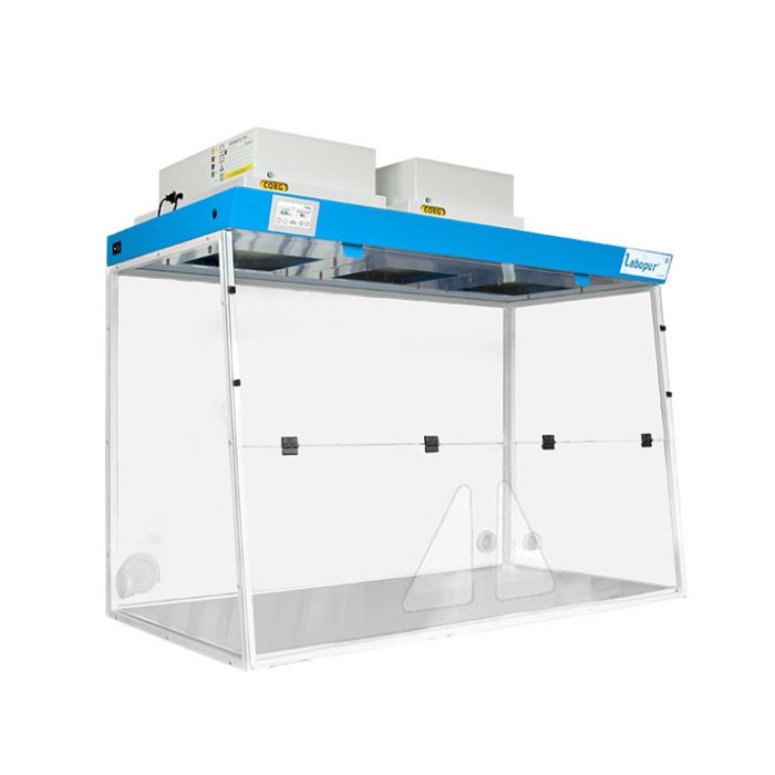 RANGE H - Fume hood LABOPUR® ref H12 + 2 Filtration Module + Trapeze Passage