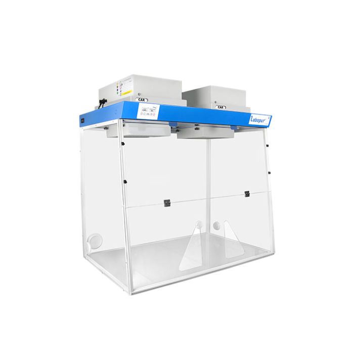 RANGE H - Fume hood LABOPUR® ref H12 + 2 Filtration Module + 2-Hand Passage