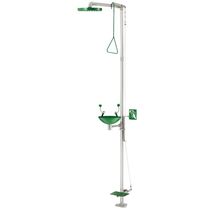 RANGE DL - Safety station pedestal mounted - hand & foot operating