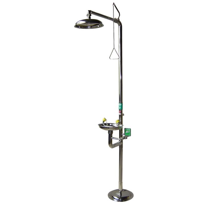 RANGE DL - Safety station pedestal mounted - double hand operating