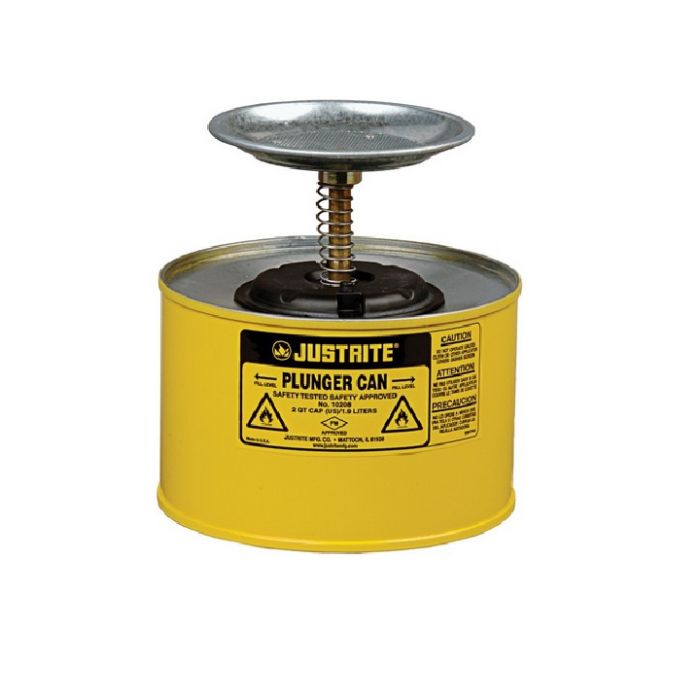 RANGE J - 2 L - Terne plate plunger can