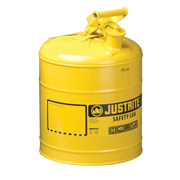 RANGE J - Type I - 19 L terne plate safety can