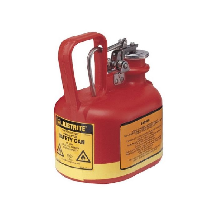 RANGE J - 2 litres - Non-metallic Type 1 safety container for flammables - Stainless steel cap