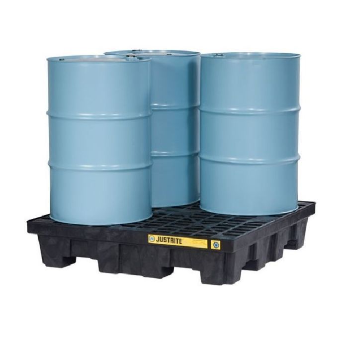 RANGE G - 4 drums in square retention pallet 