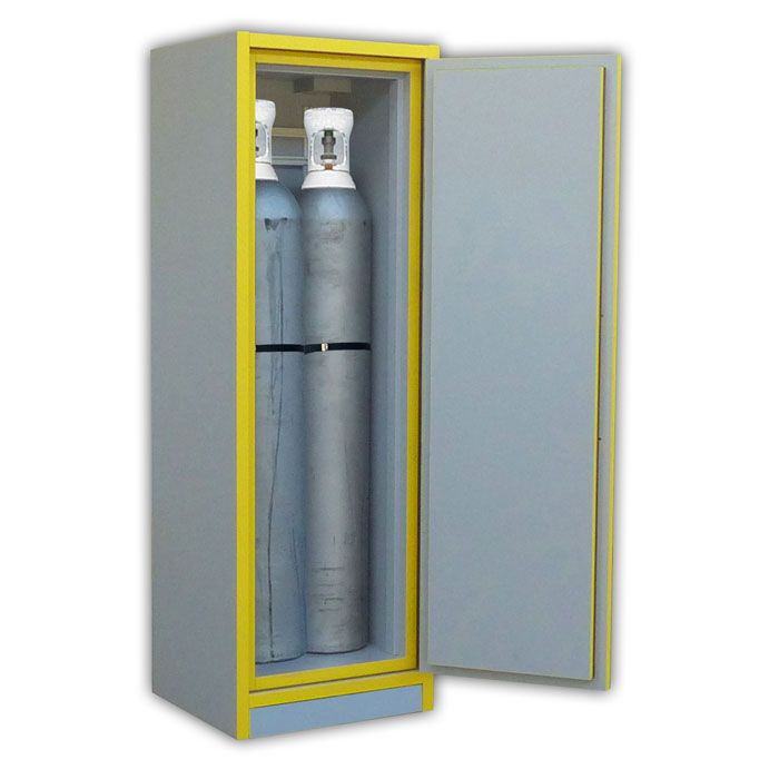 Safety cabinet for gaz bottles-1 door