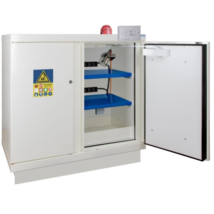 Fire-proof cabin 90min WC for li-ion batt. equip.