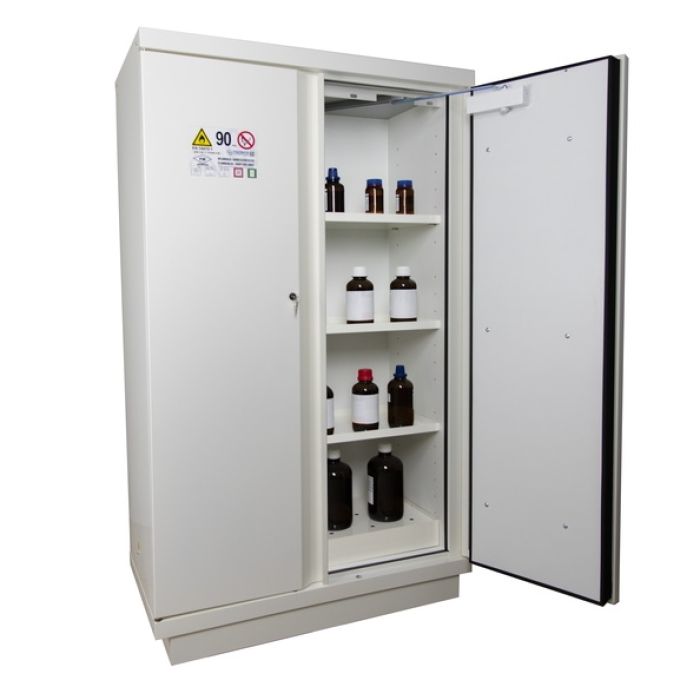 Fire-proof safety cabinet 90 min tall 2 doors equip