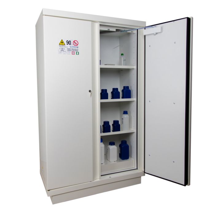 Fire-proof safety cabinet 90 min tall 2 doors equipped