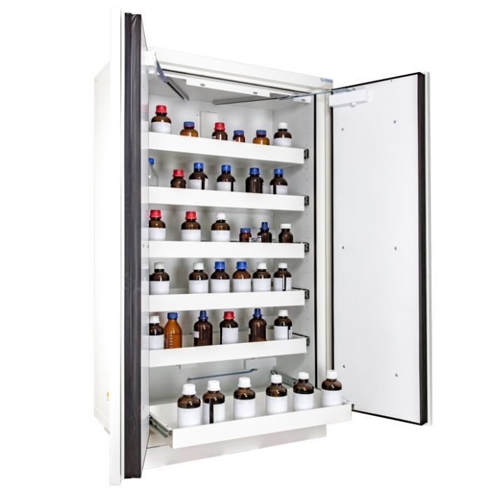 Fire-proof cabin 90min tall 2 doors equip w/6 drawers