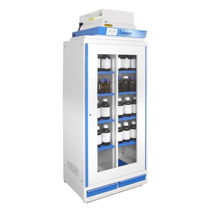 Steel filtering vent cabinet-one door-two compartments