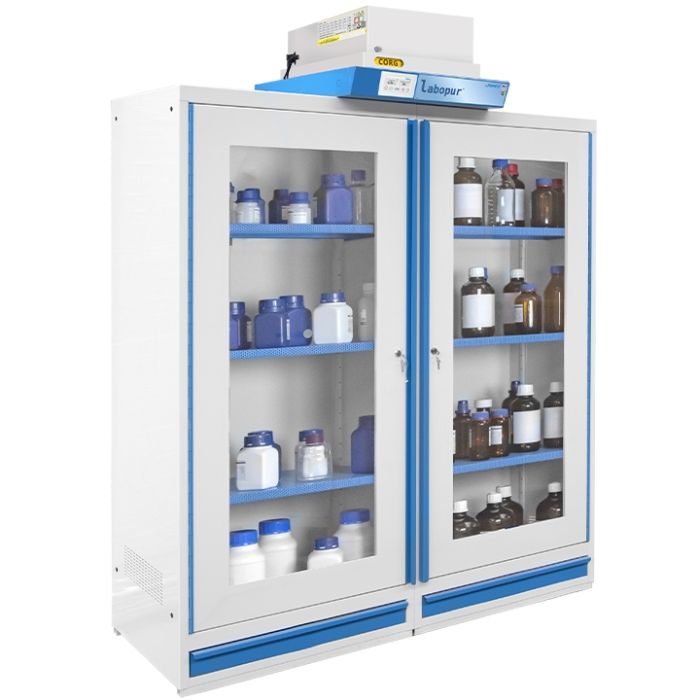 Steel filtering vent cabinet-2 doors-2 compartments