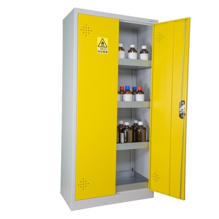 RANGE 14-E - 2 doors high cabinet - Yellow doors