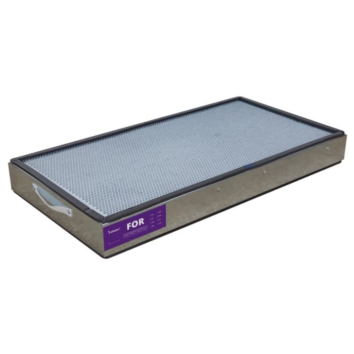 Active charcoal filter for formaldehyde vapors