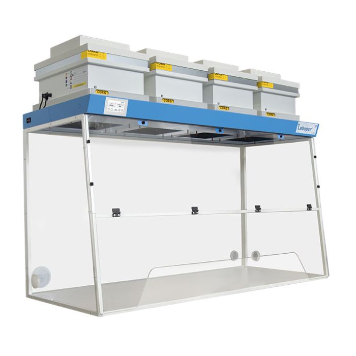 RANGE H - LABOPUR® - Ductless fume hood H18 + Wide trapeze working opening