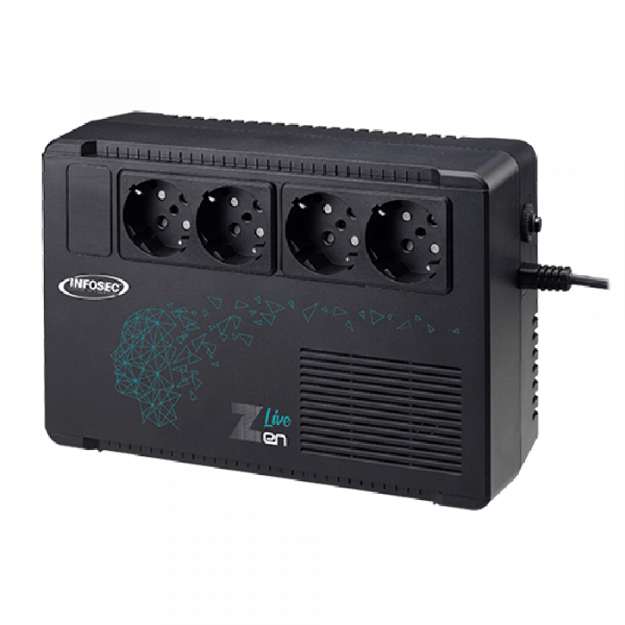 Safety UPS 4 sockets 500VA