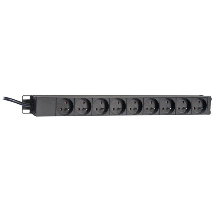 Rack of 9 electrical outlets E