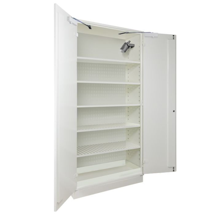 Safety cabinets for Li-ion batteries
