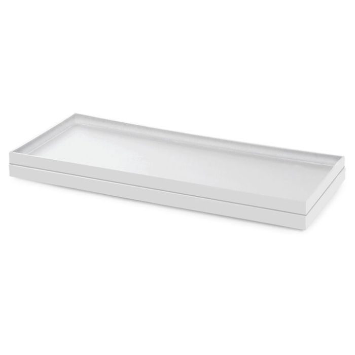 Retention shelf in white PVC for E35