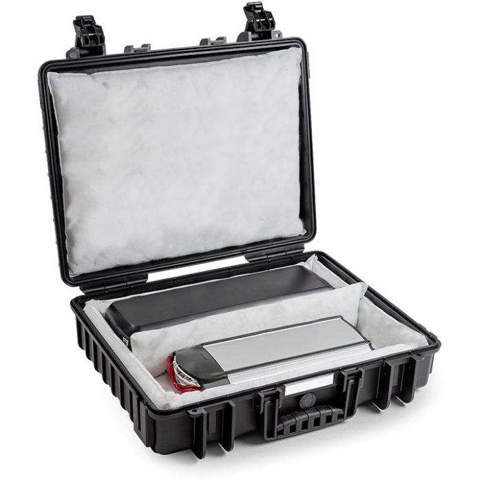 Transport bag for lithium batteries