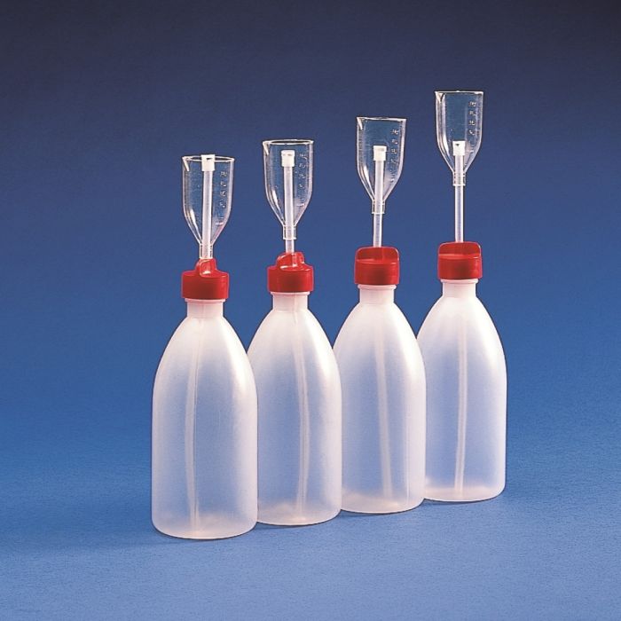 Adjustable volume dispenser bottles - PE bottle