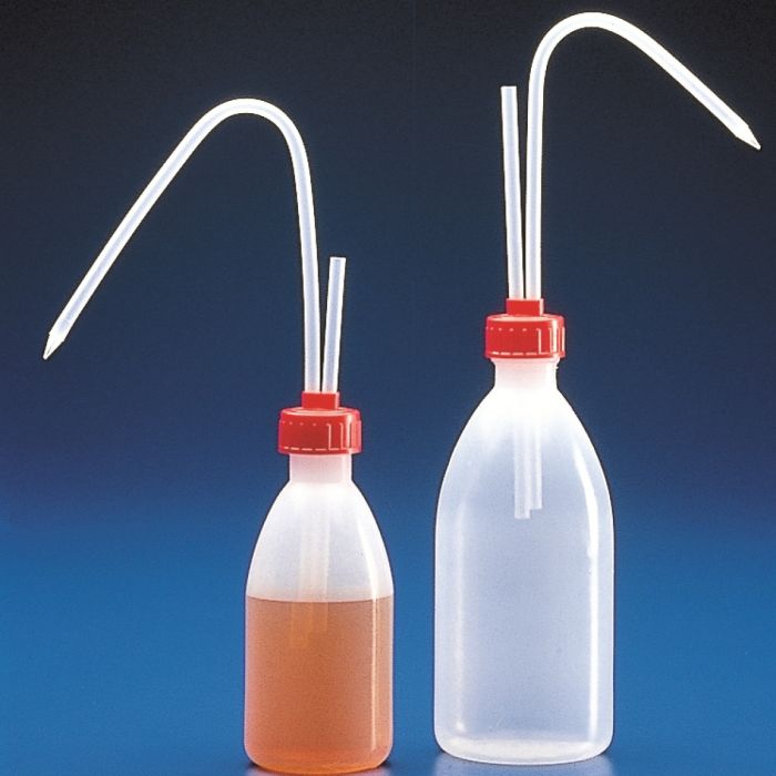Wash bottles with vent - PE - 1 pc