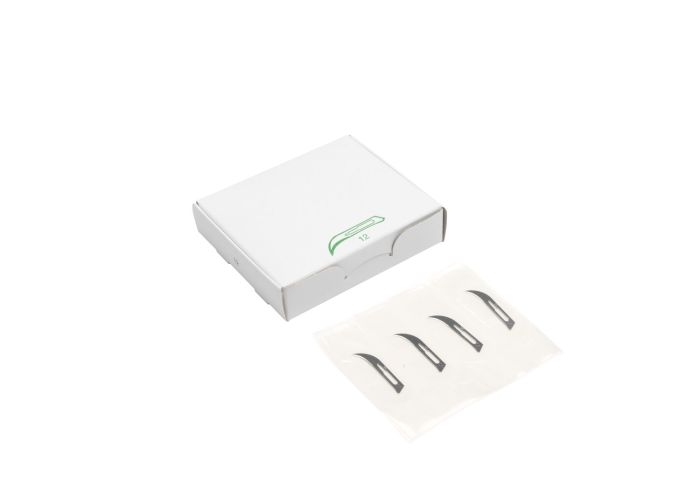 no 12 non-sterile carbon steel scalpel blade single pack