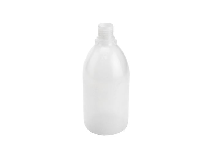 Plastic wash bottle without cap