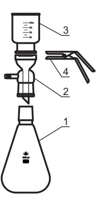 Conical retort 1000 ml NZ 34/35