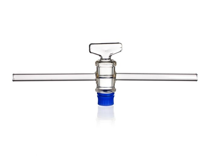 Stopcock straight-bore 10mm with glass key Z 29.2