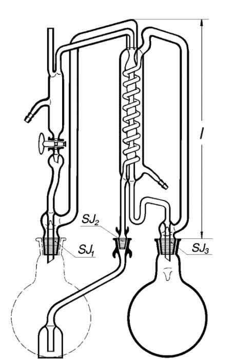 Condenser for water redestilling 2000ml