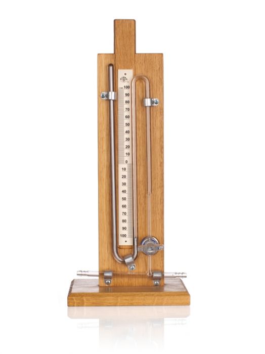 Manometer gauge Woth moveable scale Acc. Anschütz 100 0 100