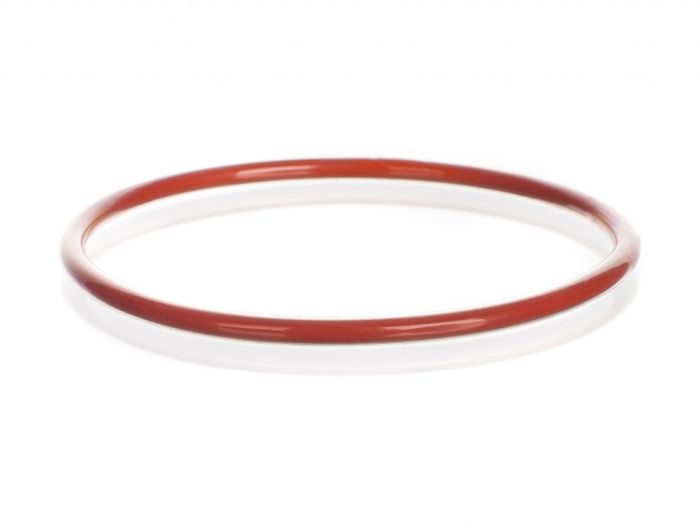 Sealing o Ring Silicone Fep plast. coated Red DN60