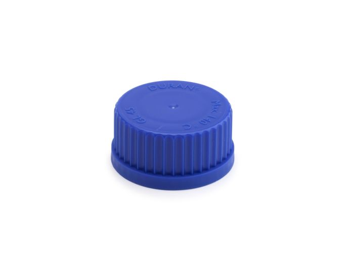 plastic screw cap for Duran media bottles