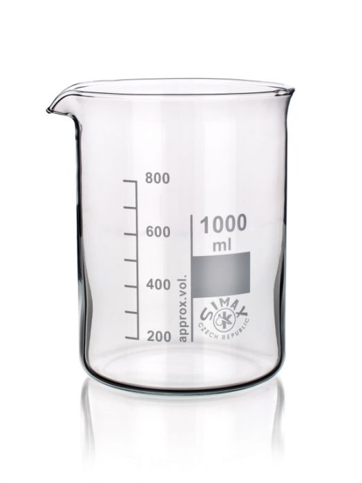 Beakers low form with spout