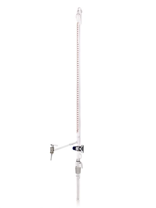 Titration apparatus with stopcock and bypass