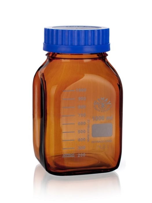 Reagent bottle GL80 brown