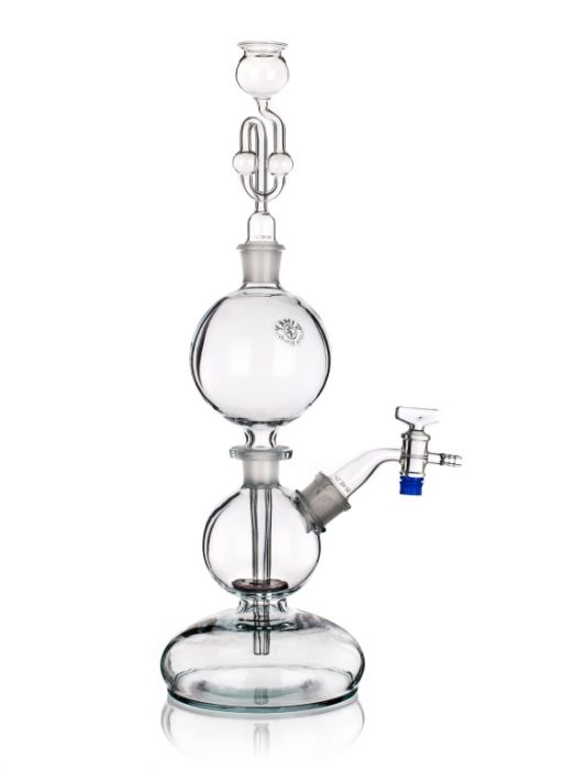 Gas generator globe shaped bottom