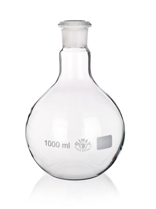 Flask with flat bottom with SJ