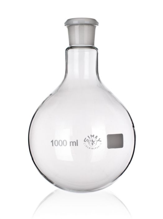 Flask with round bottom with SJ